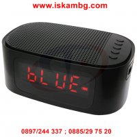Радио Часовник С USB, SD Карта, Блутут - GT-1, снимка 5 - Други стоки за дома - 26971489