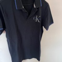 Calvin Klein Jeans тениска с поло яка, снимка 3 - Тениски - 44000468