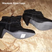 н.38 ботички Atrai boots естествена кожа, снимка 3 - Дамски обувки на ток - 28128534