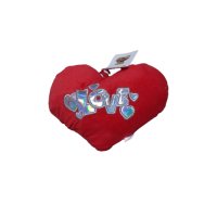 💖Подаръчна плюшена музикална възглавничка Сърце с бляскав надпис LOVE, 20см, снимка 2 - Подаръци за жени - 43849226