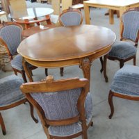 Барокова маса със шест стола. УНИКАТ Германия, снимка 1 - Маси - 33661772