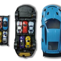 Кола куфар Porsche 911 Мажорет, 35 см 212058194, снимка 2 - Коли, камиони, мотори, писти - 44112562