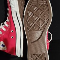 Converse високи кецове н.42 и 1/2 чисто нови червени, снимка 5 - Кецове - 43147713