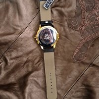 Кварцов часовник с декоративен капак, снимка 4 - Мъжки - 39940673
