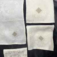Красиви текстилни салфетки - 4 бр, снимка 3 - Антикварни и старинни предмети - 43973563