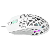 Мишка Геймърска Оптична USB CANYON CND-SGM20W Бяла, 12000dpi, 7btn, RGB lighting, снимка 2 - Клавиатури и мишки - 36622023