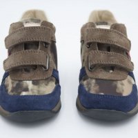 №18, (-90%) Анатомични Бебешки обувки за момче с червена звезда, снимка 4 - Бебешки обувки - 28490629