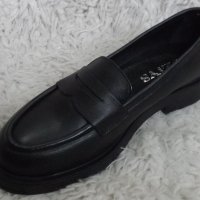 Мокасини естествена кожа, черни, код 331/ББ1/80, снимка 5 - Дамски ежедневни обувки - 43144699