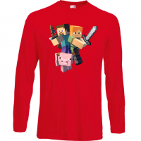 Мъжка тениска майнкрафт Minecraft 2,Minecraft,Игра,Забавление,подарък,Изненада,Рожден Ден., снимка 16 - Тениски - 36495016