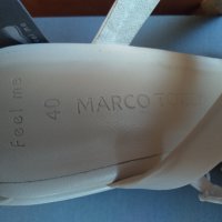 Оригинални дамски сандали "Marco Tozzi", снимка 10 - Дамски обувки на ток - 38102529