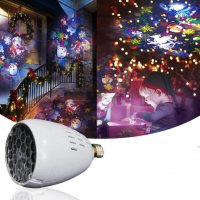Коледна LED прожекционна лампа XL-725, снимка 1 - Лед осветление - 42964489
