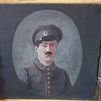 Картина на художника Стефан Егаров от 1918 г, снимка 1 - Антикварни и старинни предмети - 42939958