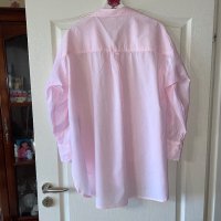 Нова oversized бебешко розова розов цвят риза овърсайз нежно розово рае , снимка 6 - Ризи - 43654776