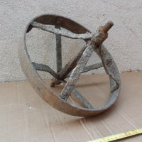 старо масивно ковано колело, желязо , снимка 2 - Антикварни и старинни предмети - 28636937