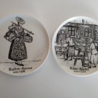 Ръчно рисувани чинийки от Германия , снимка 5 - Чинии - 36790037