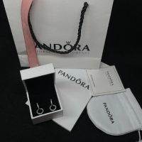 Обеци Пандора / Pandora, снимка 2 - Обеци - 44864695