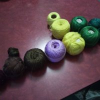 цветни конци за плетене/бродиране, снимка 2 - Други - 27559682