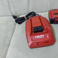 зарядно Hilti C4 36-90 + 2 батерии x 1.6Ah. 14.4v. Li-Ion, снимка 2 - Винтоверти - 44911817