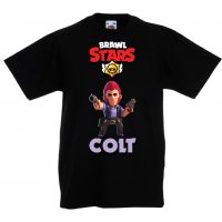 Детска тениска Colt 4 брол старс Brawl Stars, снимка 1 - Детски тениски и потници - 32920264