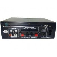 Караоке домашен аудио усилвател GLS-05, FM, SD, USB, 30W, 220V, снимка 2 - Ресийвъри, усилватели, смесителни пултове - 37120224