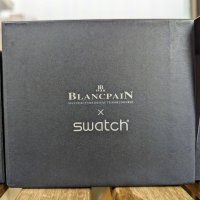 Мъжки часовник Blancpain X Swatch Pacific Ocean с кварцов механизъм, снимка 6 - Мъжки - 42560615