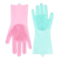 2 БРОЯ Силиконови ръкавици за домакинска употреба , снимка 3 - Други - 43113272