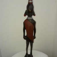 африканска дървена фигура,статуетка, снимка 4 - Статуетки - 38851654