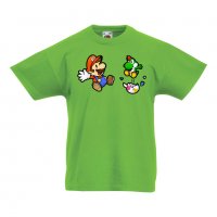 Детска тениска Супер Марио Super Mario 9, снимка 3 - Детски тениски и потници - 33083150