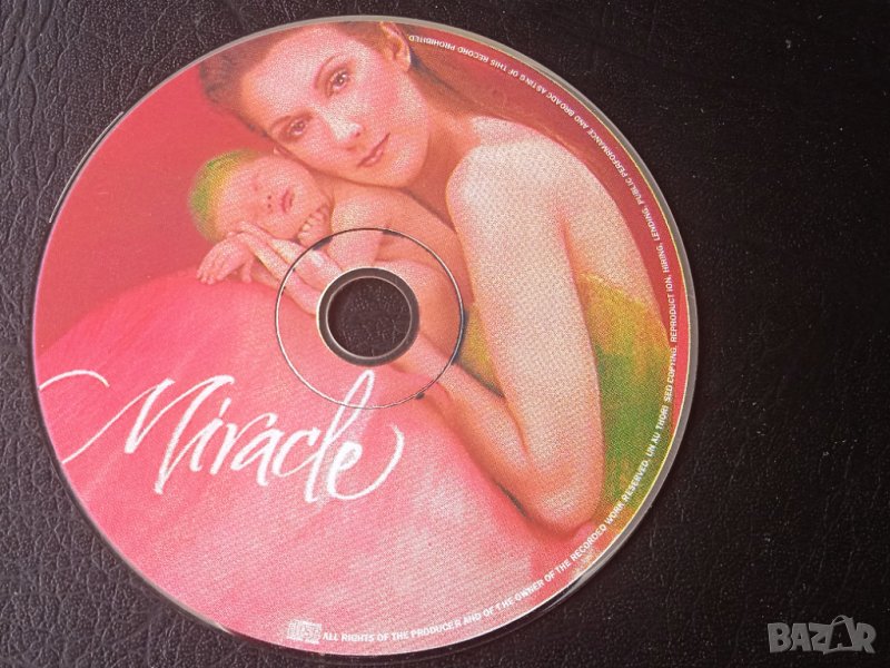 Celine Dion / Селин Дион - Miracle матричен музикален диск, снимка 1