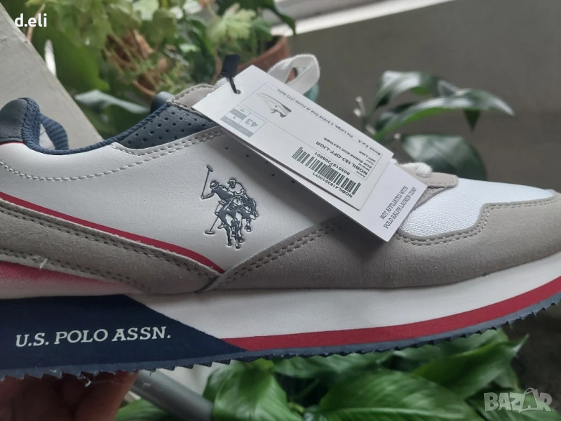 U.S.Polo ASSN Original Size 43 Мъжки сникърси с подарък, снимка 1