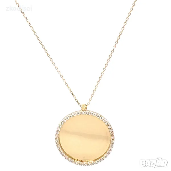 Златно колие 3,74гр. 42см. 14кр. проба:585 модел:26630-3, снимка 1