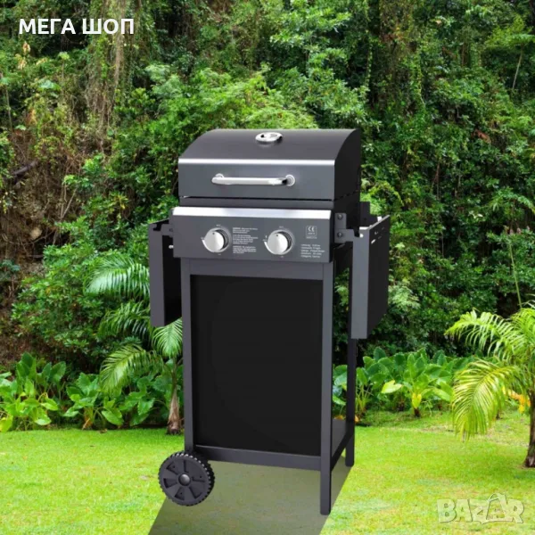 Газово барбекю Muhler с 2 горелки, 2x2.8kW, снимка 1