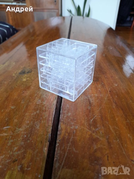 Стара играчка,куб лабиринт, снимка 1