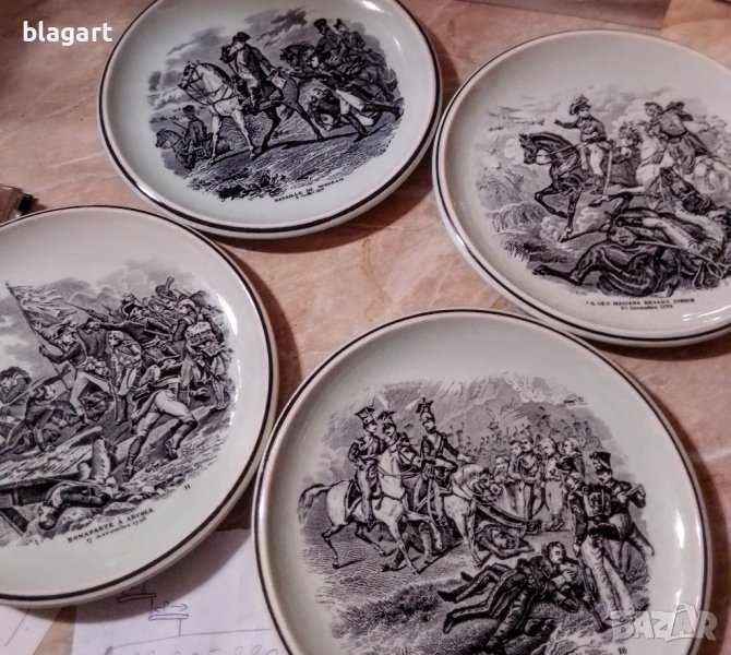 4 бр. колекционни чинии-Наполеон Бонапарт, снимка 1