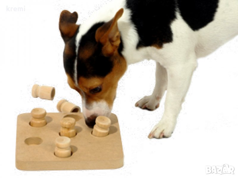 НОВИ! Кучешка дъска играчка за интелект от дърво , снимка 1