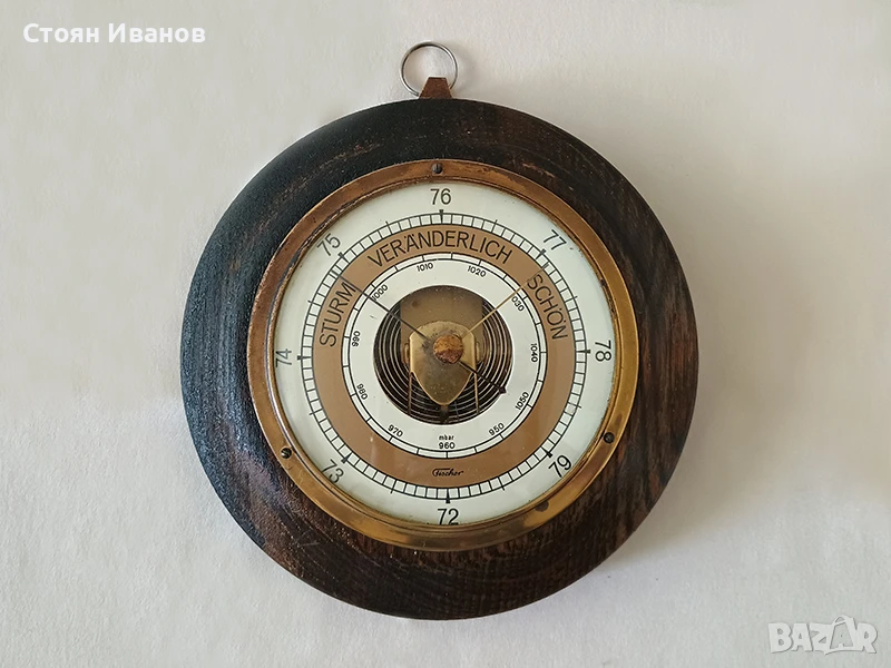 Немски Про Барометър - Fischer , снимка 1