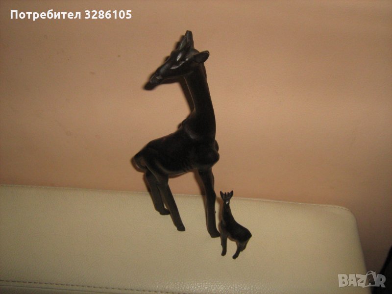 жираф с малко, снимка 1