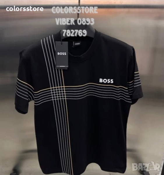 Мъжка Черна тениска Boss/IM150x, снимка 1