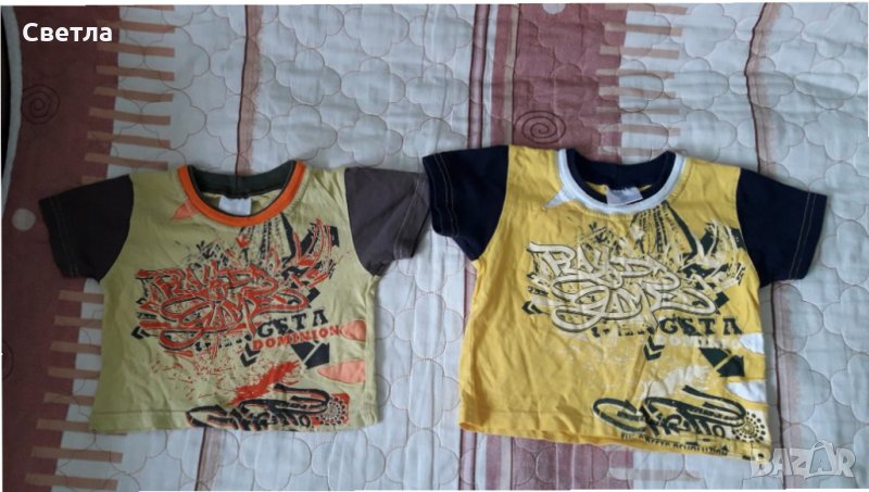 Памучни блузи за ръст 80 см. , снимка 1