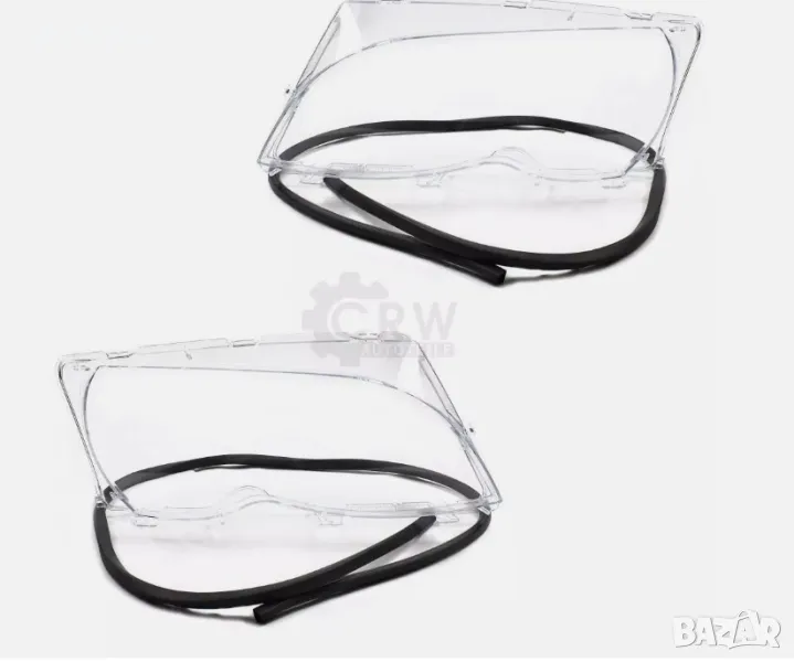Стъкла капаци за фарове BMW E46 01-05 седан фейслифт, снимка 1
