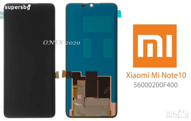Нов 100% Оригинален LCD Дисплей за Xiaomi Mi Note 10 / Note 10 Pro 2019 Тъч скрийн Service Pack, снимка 1