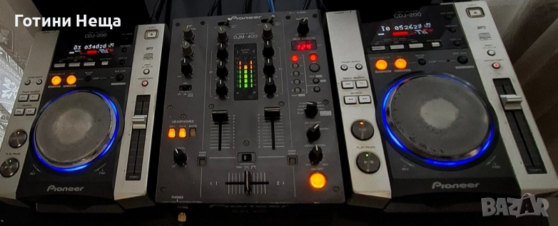 DJ Техника Pioneer CDJ200 и DJM400 Пулт❗🔥✅, снимка 1