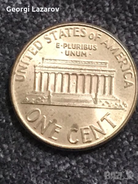 1 цент САЩ 2004 буква Д, снимка 1
