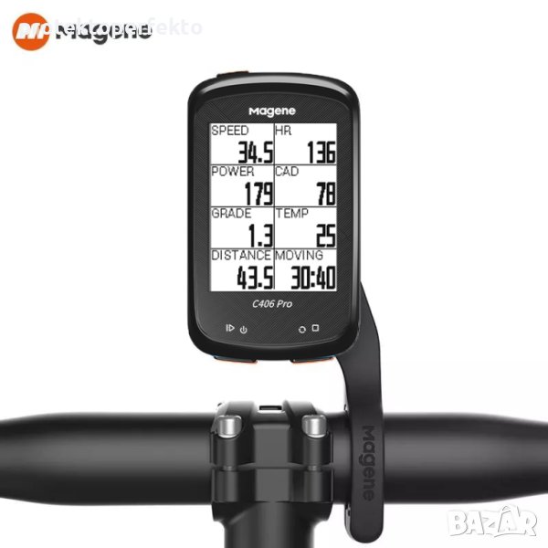 MAGENE C406 Pro GPS велокомпютър, снимка 1