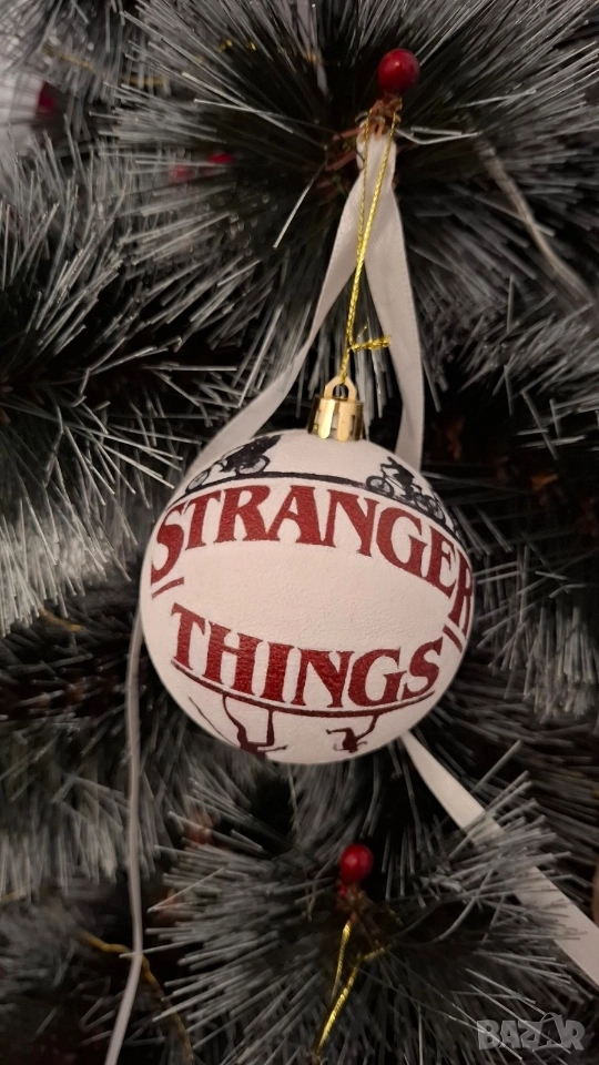Коледна топка / украса Stranger Things , снимка 1