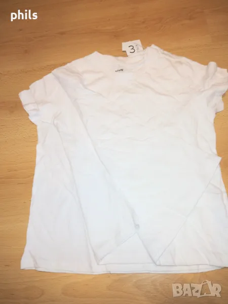 Бяла тениска 3бр, снимка 1