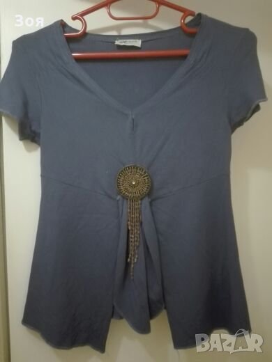 Интересна блуза с арт елемент, снимка 1