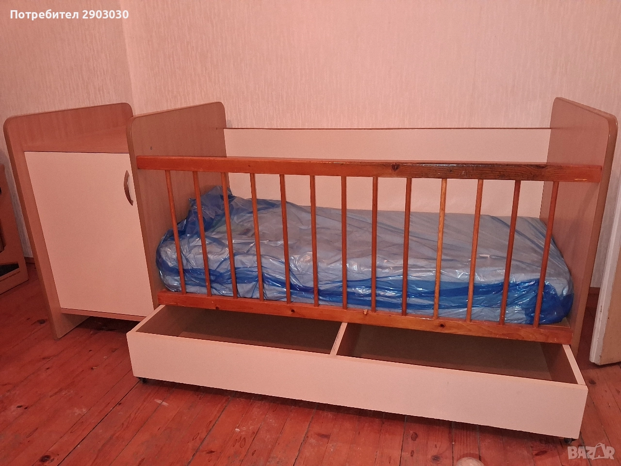 Бебешко Креватче с Матрак, снимка 1