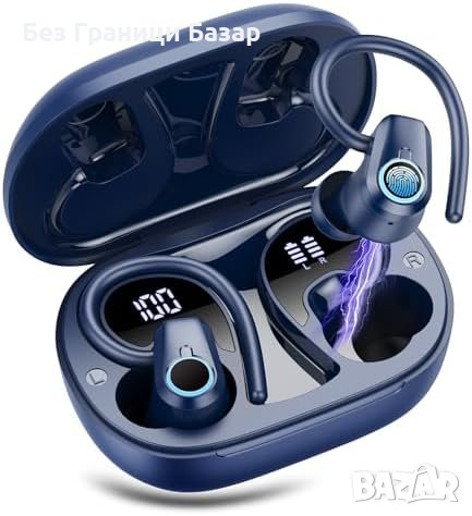 Нови Bluetooth 5.3 Спортни Слушалки - HiFi, IP7, 50h Батерия, снимка 1