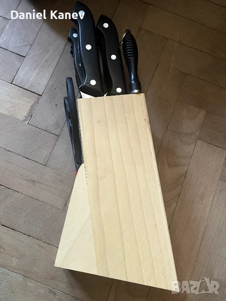 Комплект ножове с поставка, снимка 1